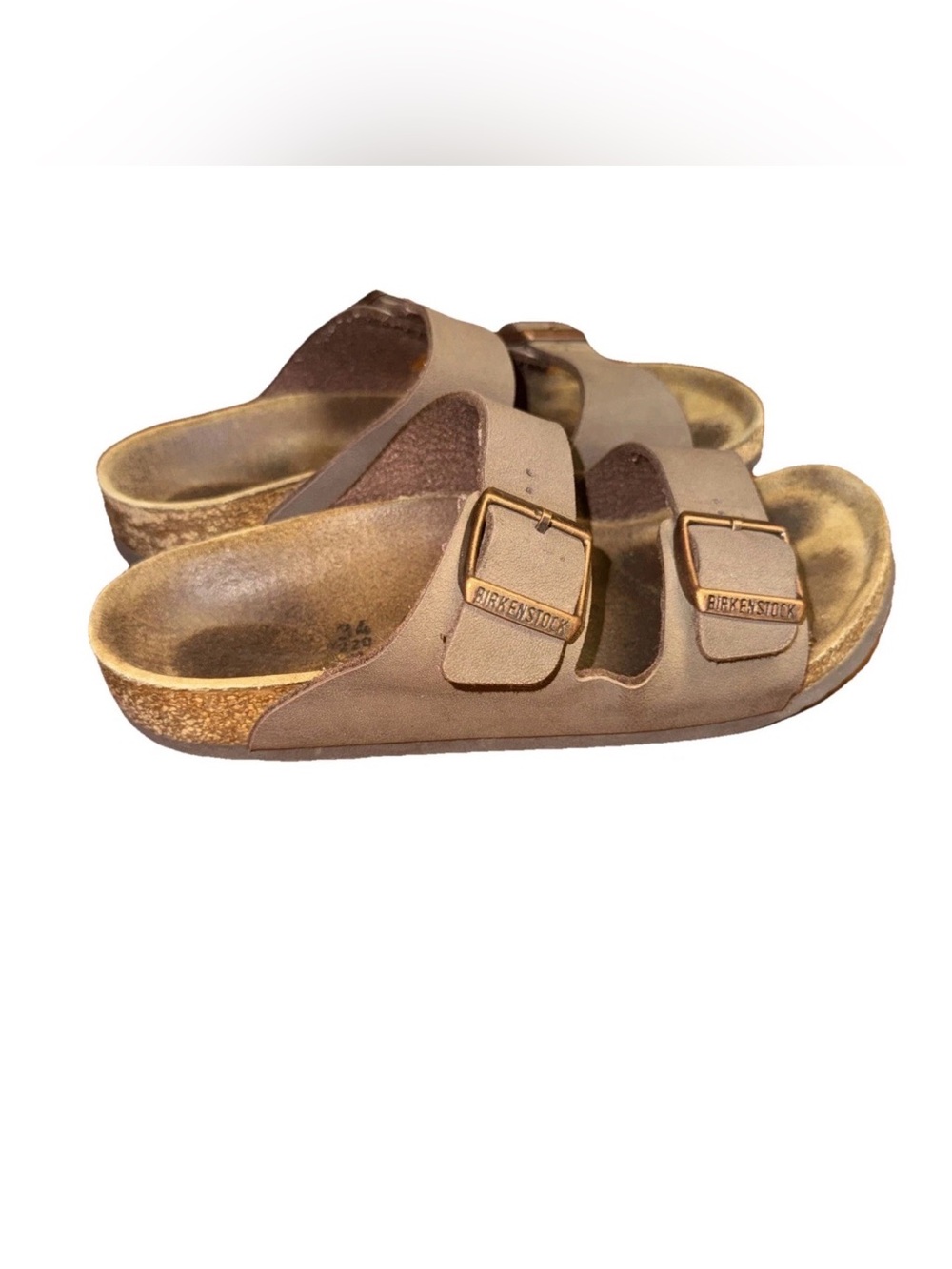 Birkenstock Sandals Size 34 Mocha Arizona Kids Youth Comfort Casual